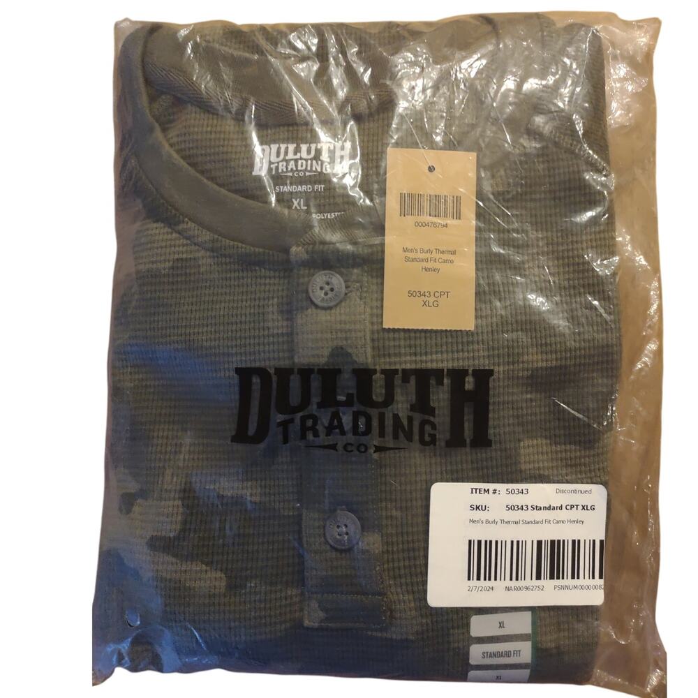 Men's Duluth Heavy Knit Henley - XLG